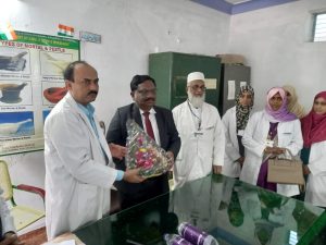 Visitation of vice chancellor Dr NTR University of Health and Sciences Vijayawada